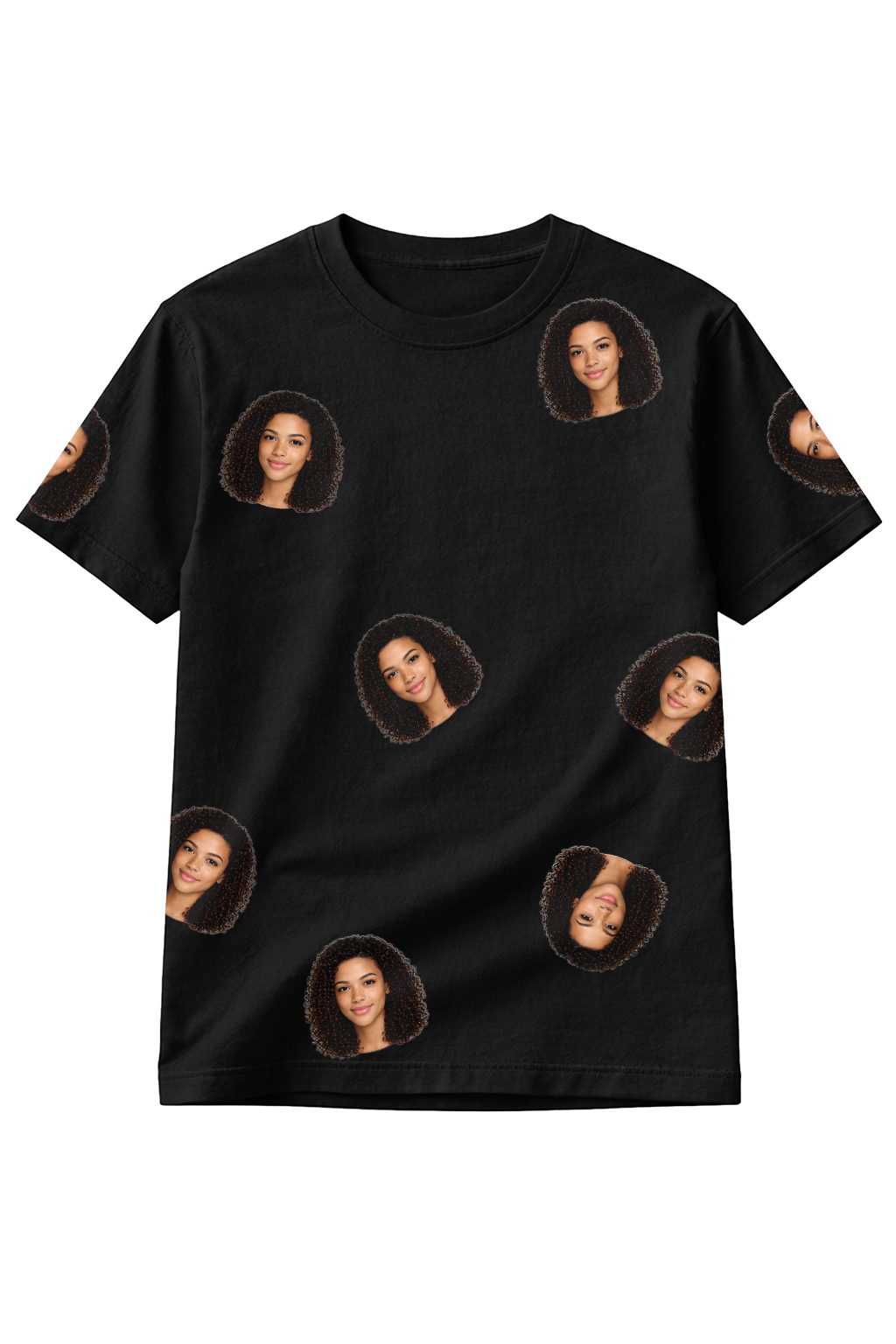 Custom Face Pattern Tee - Unisex